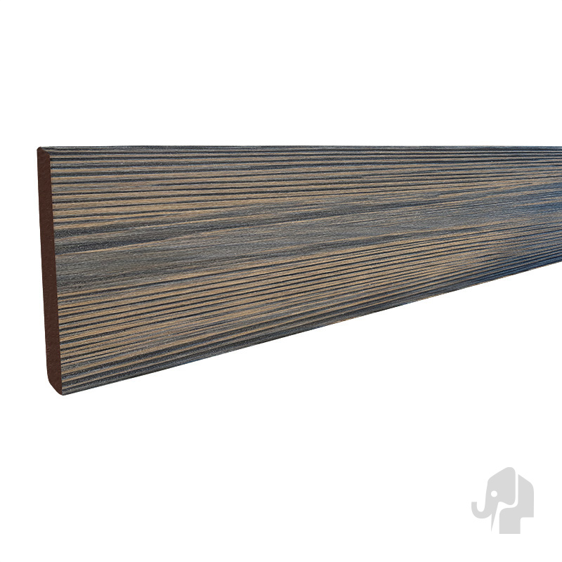 Elephant Driftwood Afdekprofiel - Plint Dark 300cm